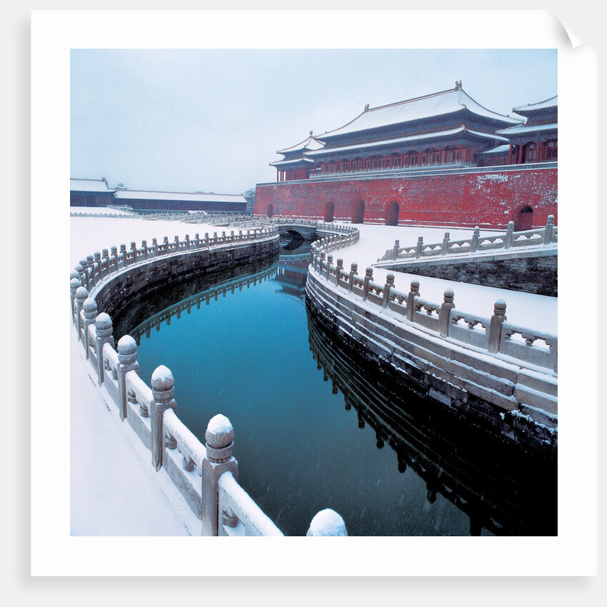 Wu Gate and Jinshui Bridge Covered in Snow by Anonymous