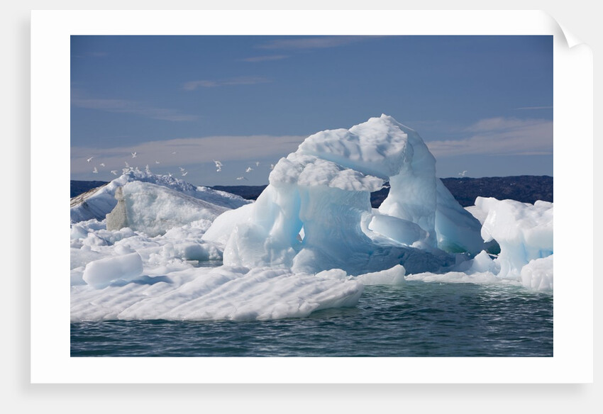 Icebergs in Disko Bay by Anonymous