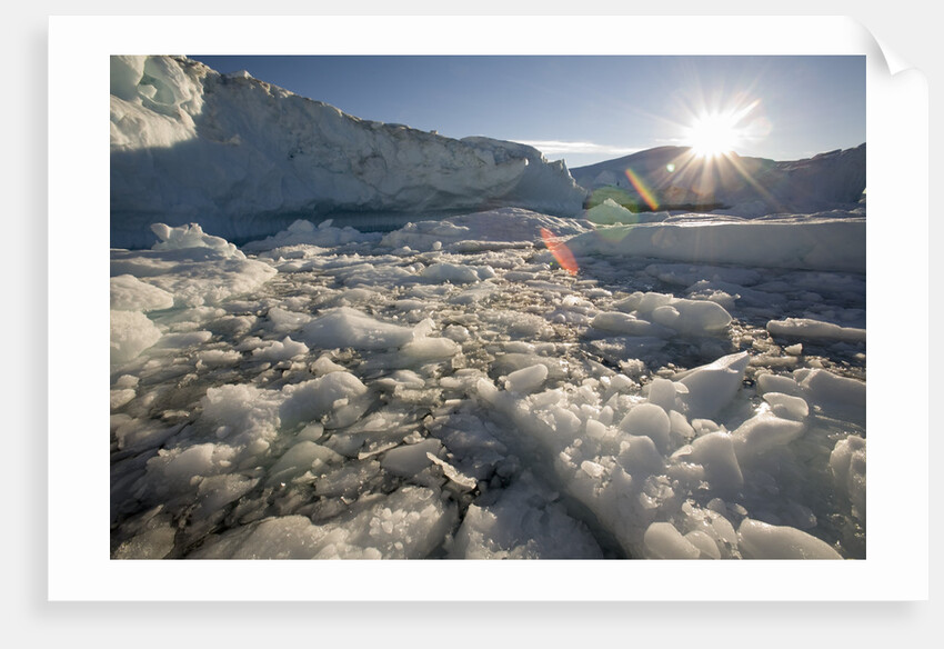 Icebergs in Disko Bay by Anonymous
