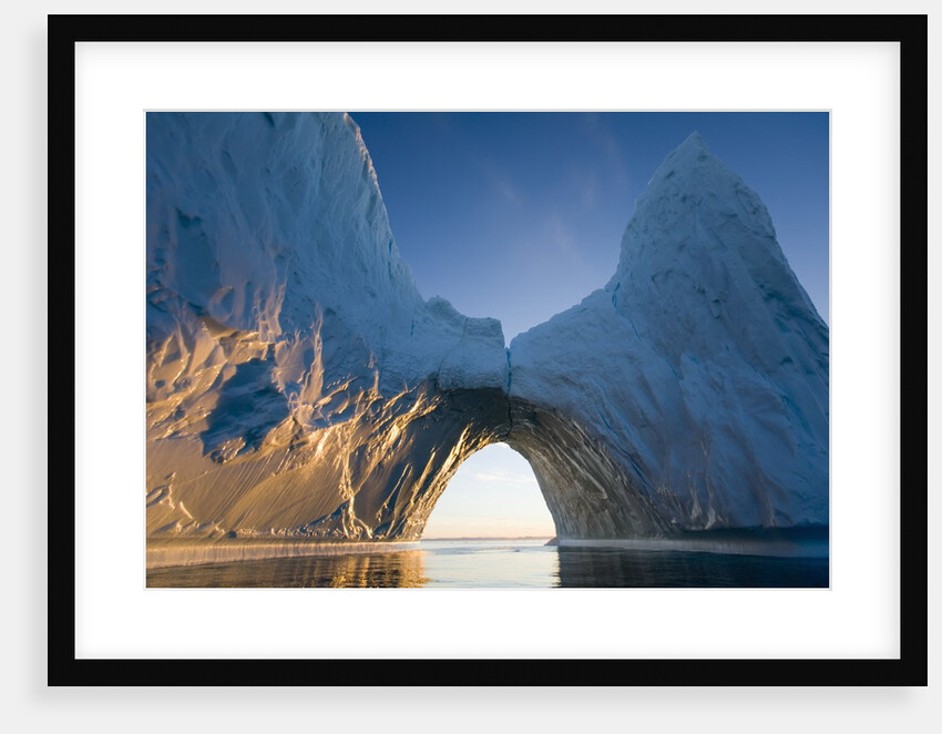 Arched Iceberg in Ililussat by Anonymous