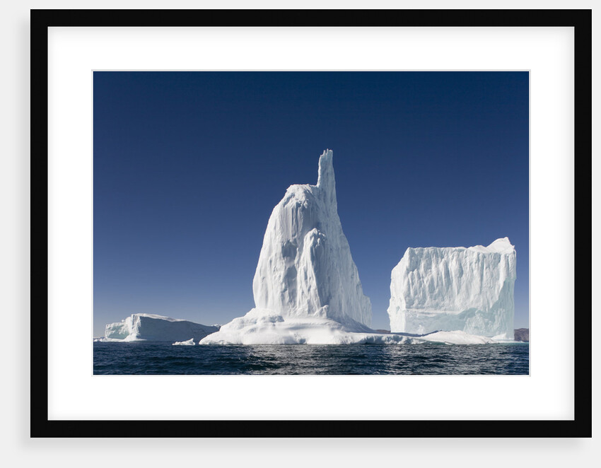 Icebergs in Ililussat by Anonymous