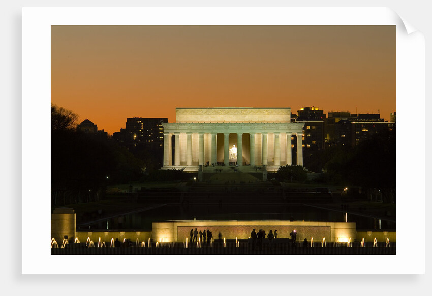 Lincoln Memorial at Night by Anonymous