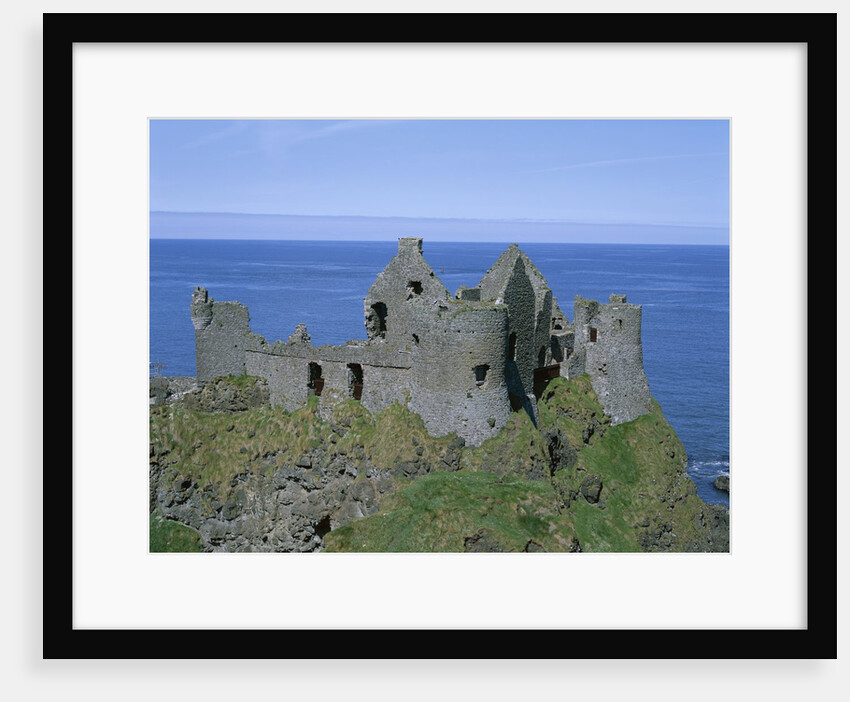 The Ruined Walls of Dunluce Castle by Anonymous