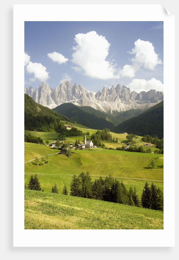 Funes Valley and the Dolomites by Anonymous