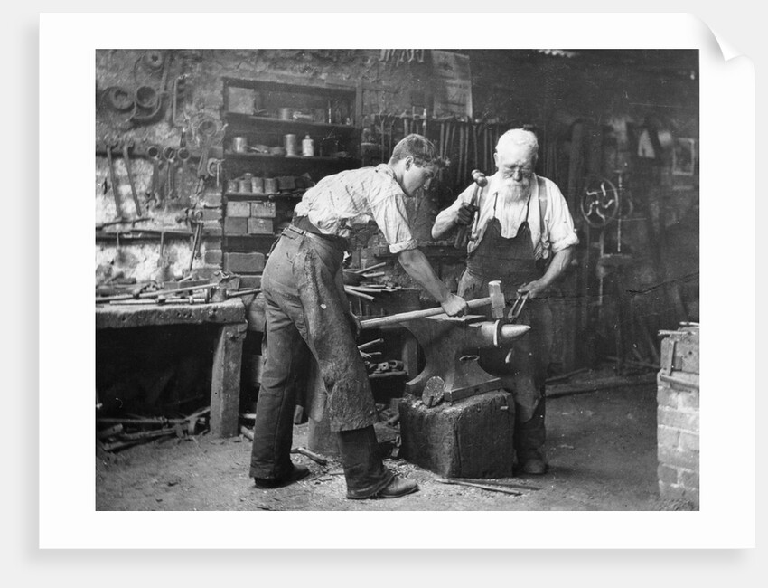 Blacksmiths at Work by Anonymous