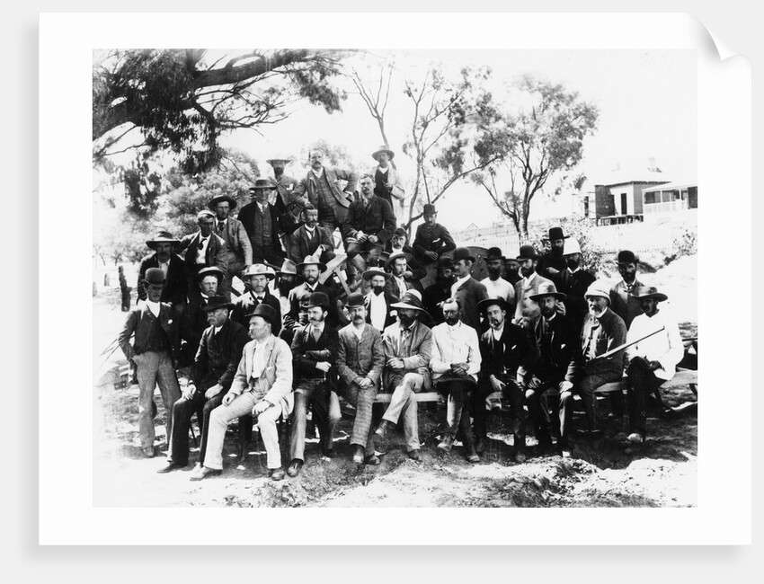 Men of Mildura in Victoria in 1889 by Anonymous