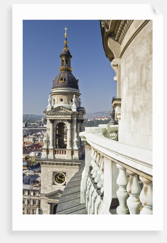Clock Tower of St. Stephen's Basilica by Anonymous