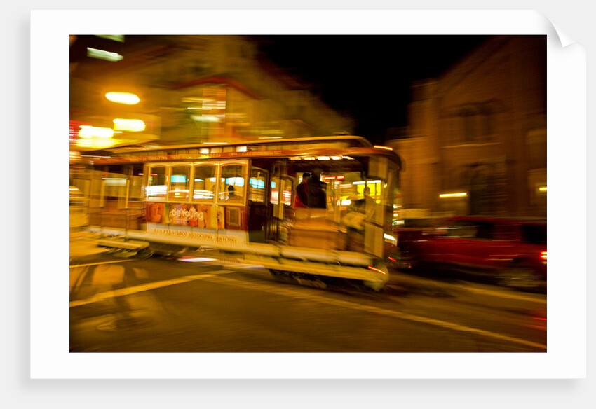 Cable Car on California Street by Anonymous