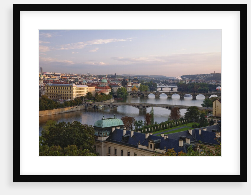 Bridges Crossing the Vltava by Anonymous