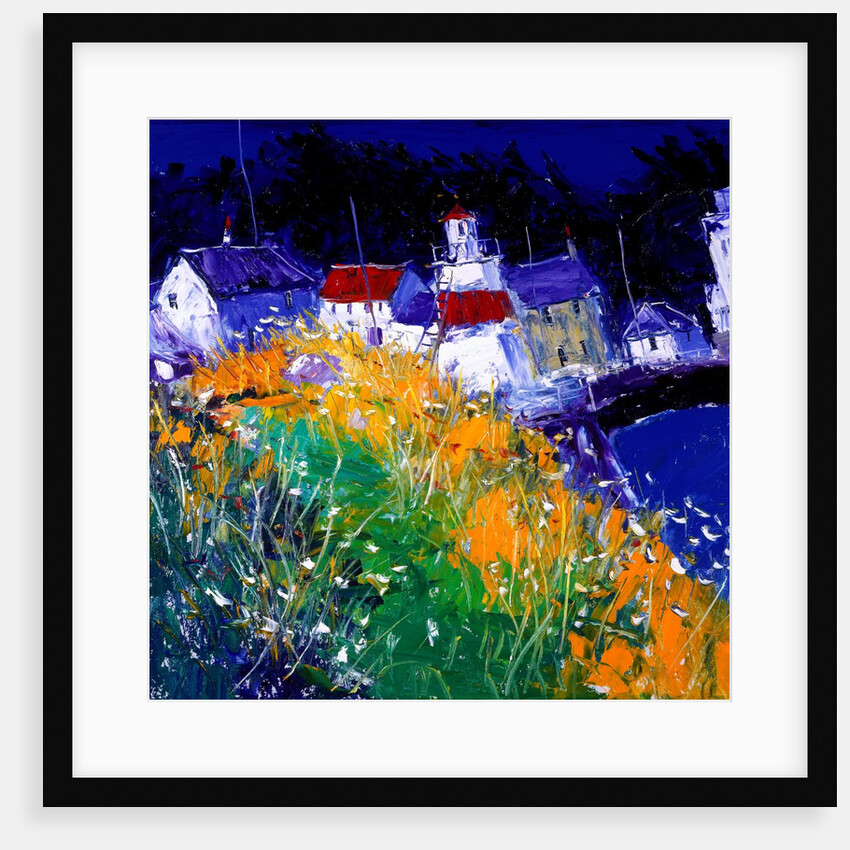 Village Houses by the Sea by Anonymous