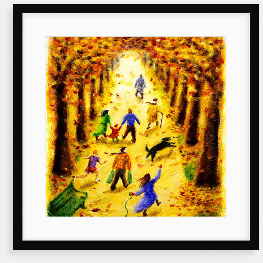 Autumn Stroll by Anonymous