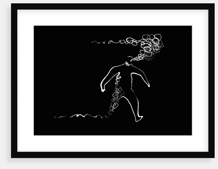 Unstable Smoking Man by Anonymous