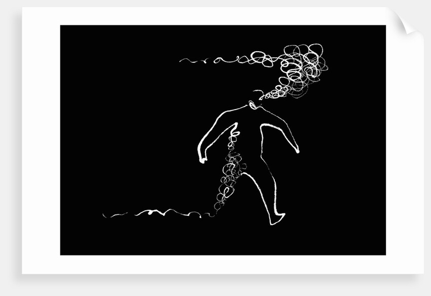 Unstable Smoking Man by Anonymous