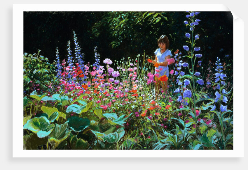 Garden Girl by Anonymous