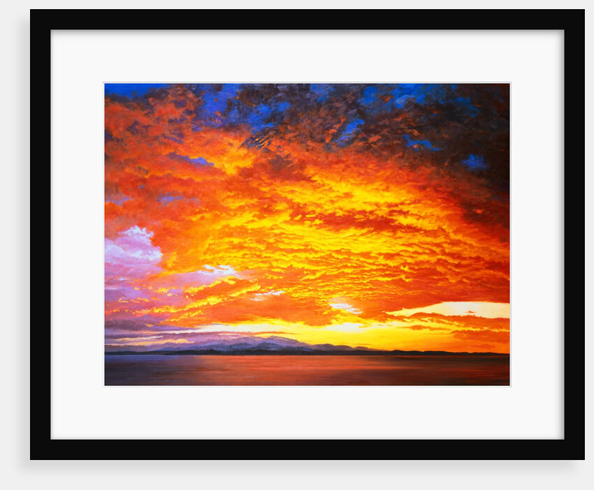 Sunset at Sea by Anonymous