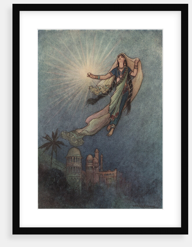 She Took Up the Jewel in Her Hand by Warwick Goble