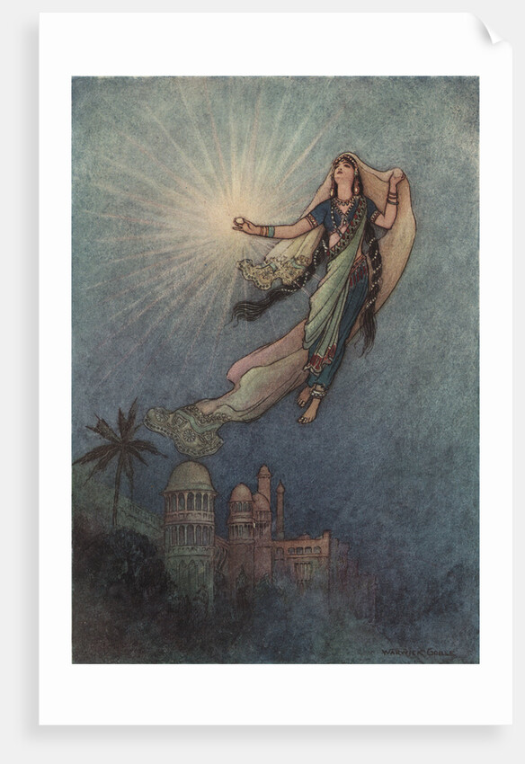 She Took Up the Jewel in Her Hand by Warwick Goble