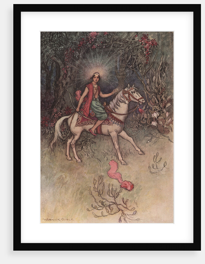 A Bright Light, Like That of the Moon, Was Seen Shining on His Forehead by Warwick Goble