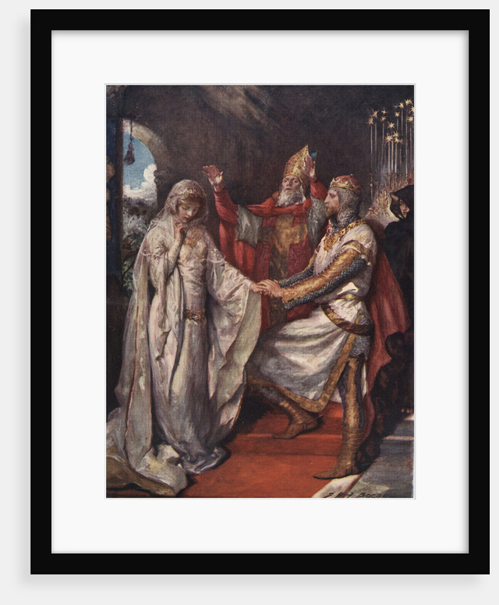 The Marriage of King Arthur and Queen Guinevere by John H. Bacon