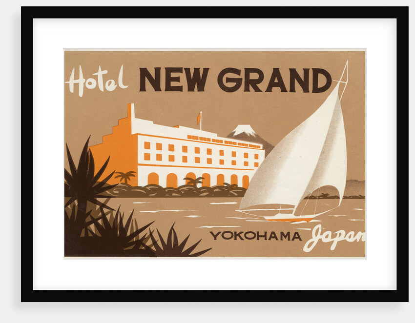 Hotel New Grand Yokohama Luggage Label by Anonymous