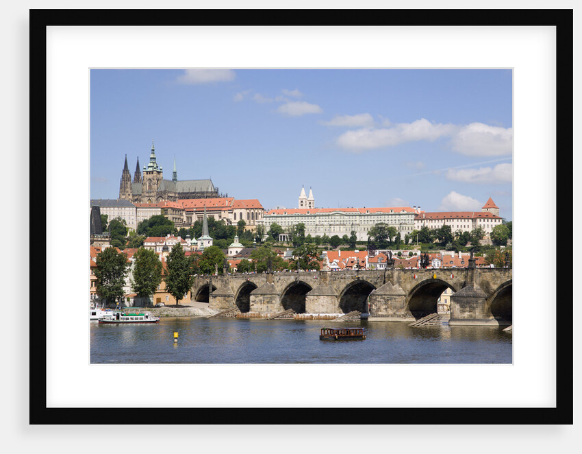 The Charles Bridge and Vltava River by Anonymous