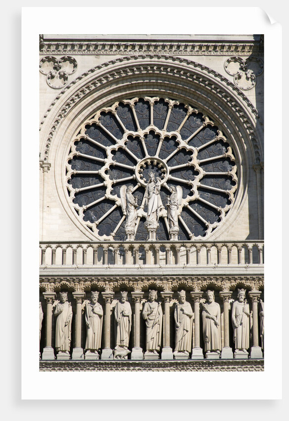 Saints on the Facade of Notre Dame Cathedral by Anonymous
