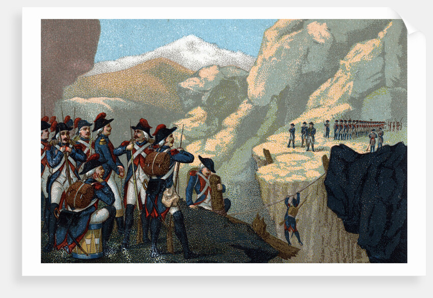 Illustration of the Passage of the Simplon by General Bethencourt by Anonymous