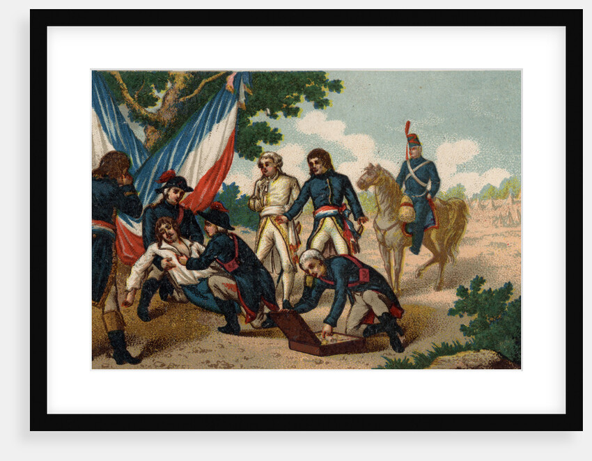 Illustration of the Death of General Marceau by Anonymous