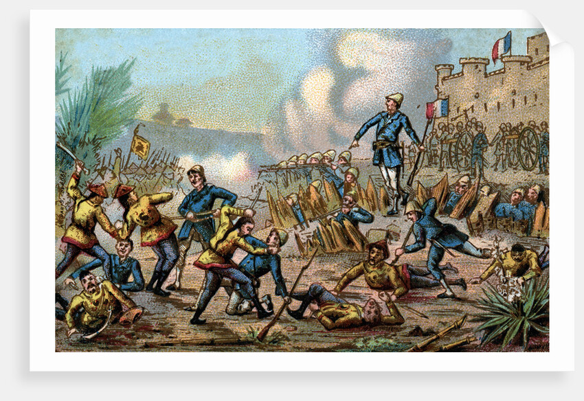 Illustration of the Battle of Tonkin by Anonymous