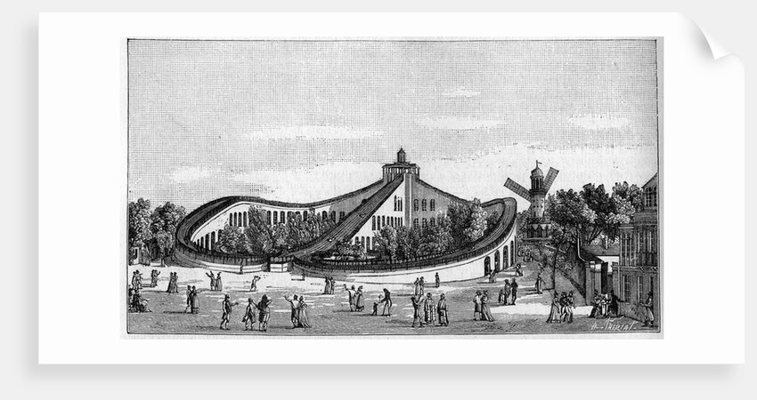 Illustration of a Roller Coaster in Paris by Anonymous