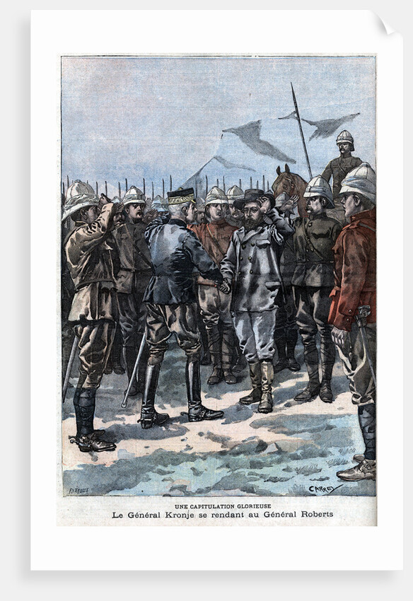 Illustration of the Surrender of General Cronje to Lord Roberts by Anonymous