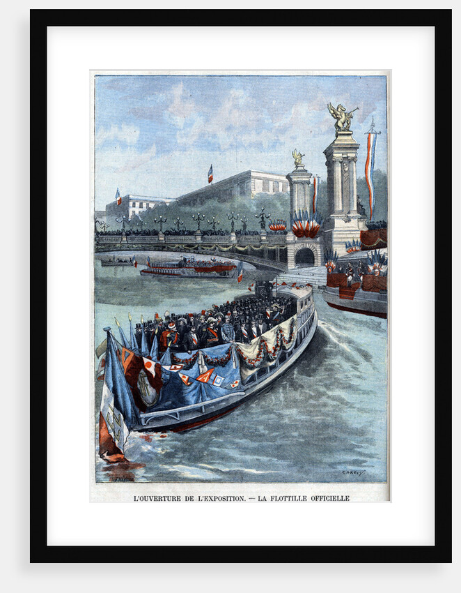 Illustration of Opening Ceremonies of the 1900 Paris Exposition by Anonymous