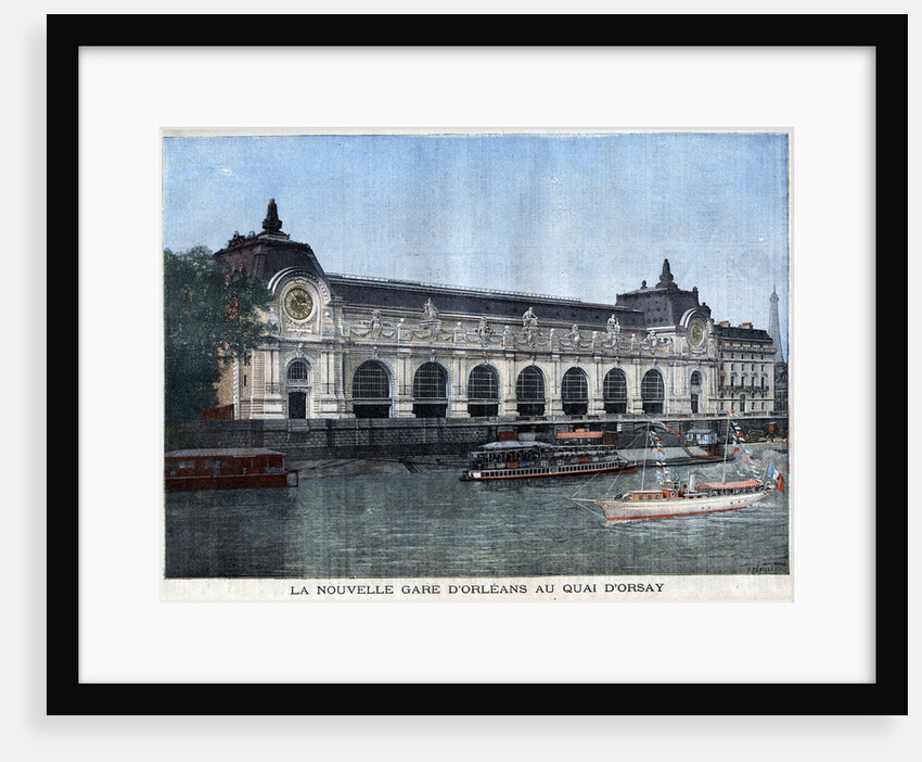 Illustration of Gare d'Orleans at Quai d'Orsay by Anonymous
