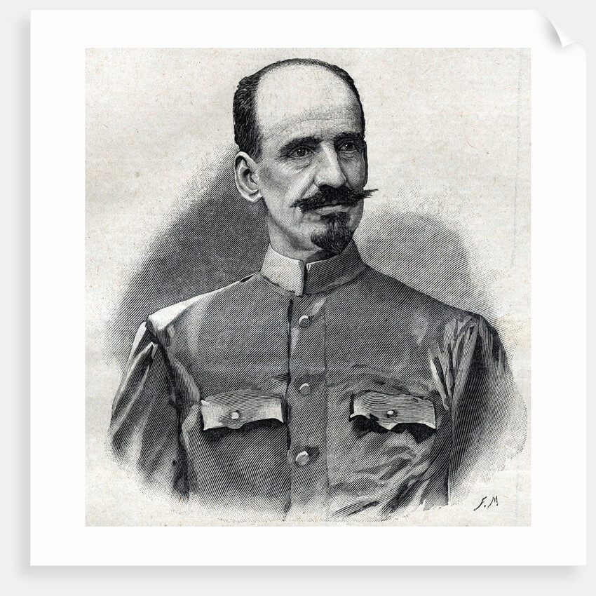 Newspaper Illustration of Fernand Foureau by Anonymous