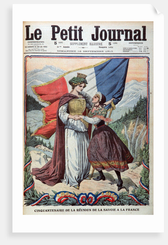 Illustration of Fifty Year Anniversary of the French Annexation of Savoie by Anonymous