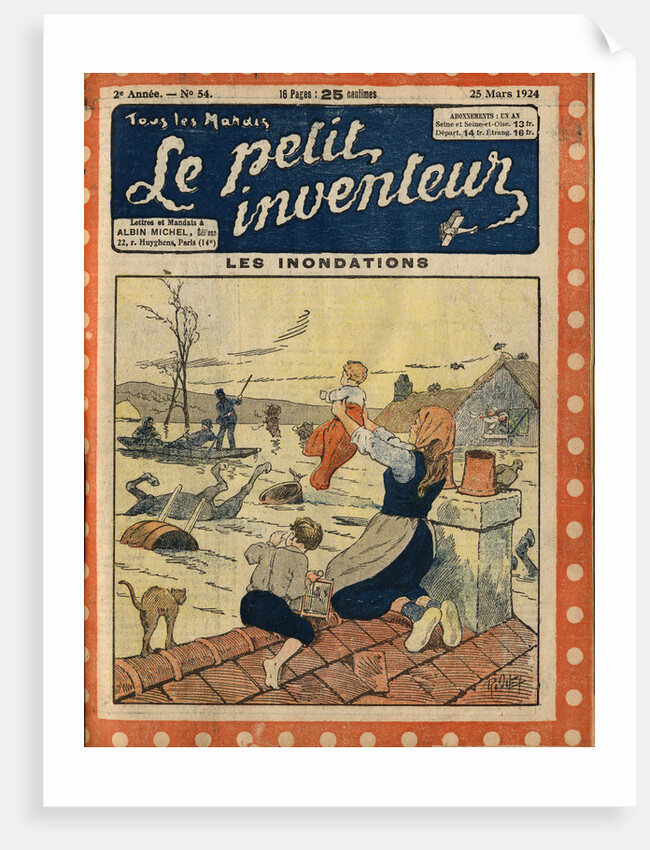 Illustration of Flood Victims by Anonymous