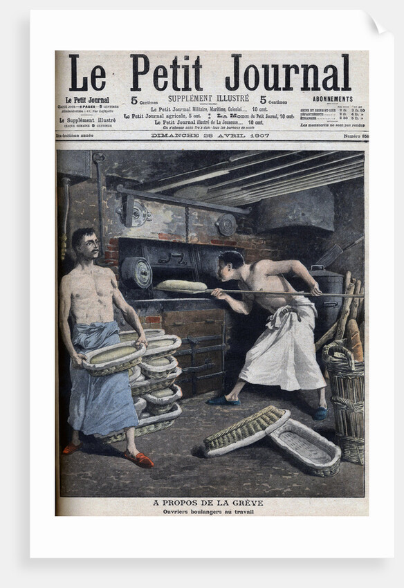 Illustration of Non-Striking Bakers by Anonymous