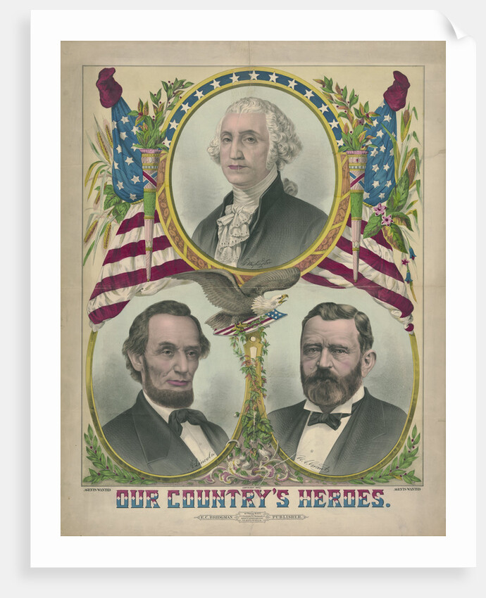 Our Country's Heroes Print by Anonymous