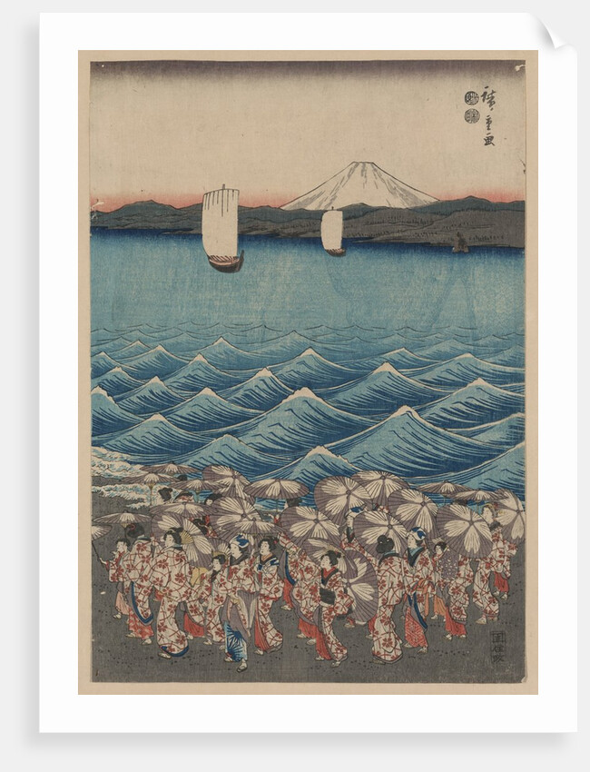 Opening Celebration of Benzaiten Shrine at Enoshima by Ando Hiroshige