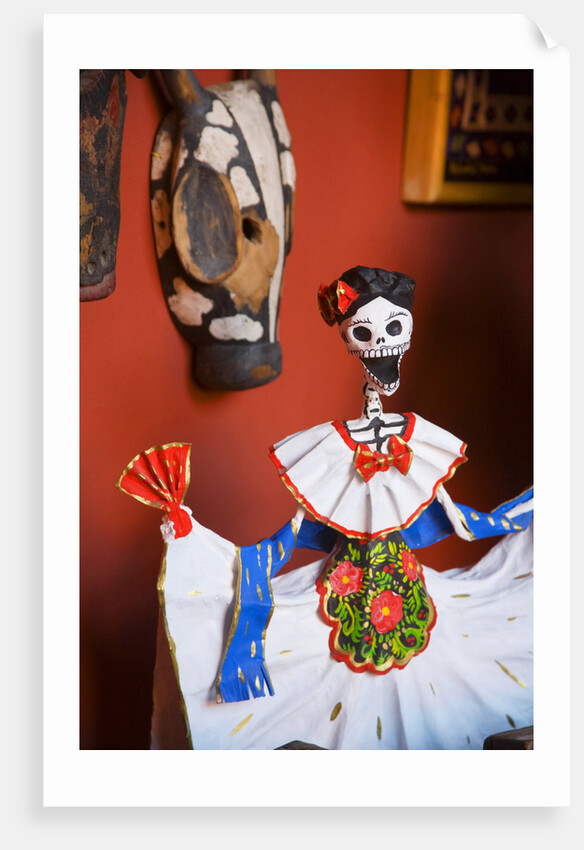 Day of the Dead Papier Mache Figurine by Anonymous
