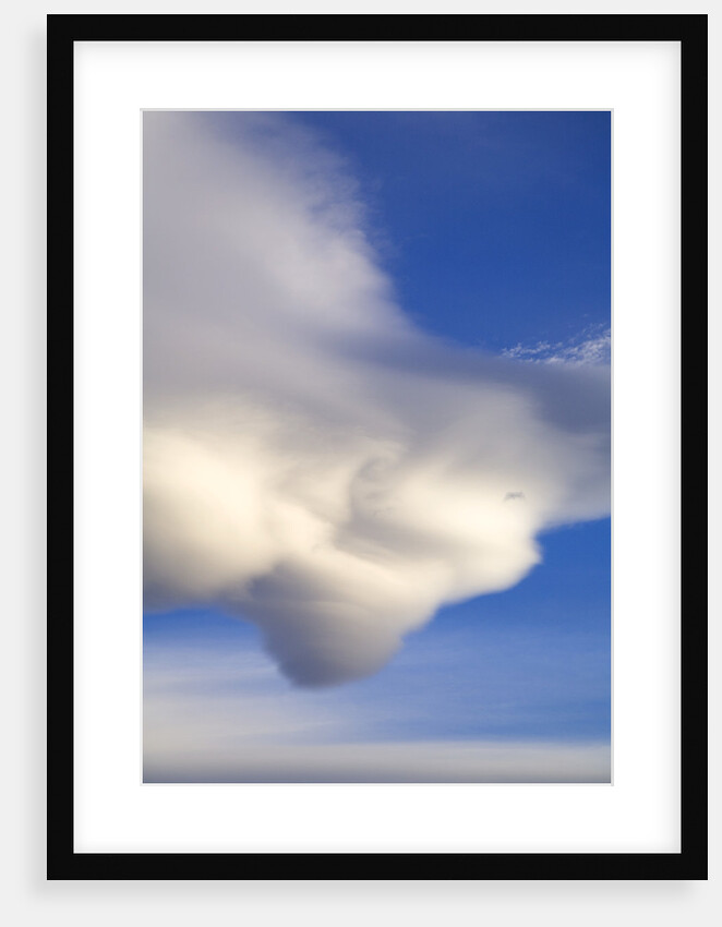 Lenticular Clouds Over Tundra by Anonymous