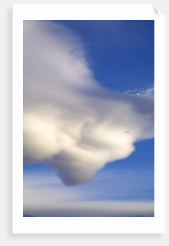 Lenticular Clouds Over Tundra by Anonymous