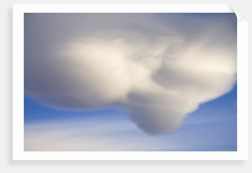 Lenticular Clouds Over Tundra by Anonymous