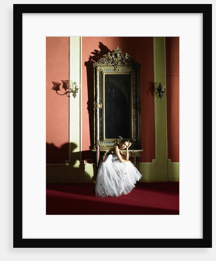Woman Wearing Ballerina Dress by Anonymous