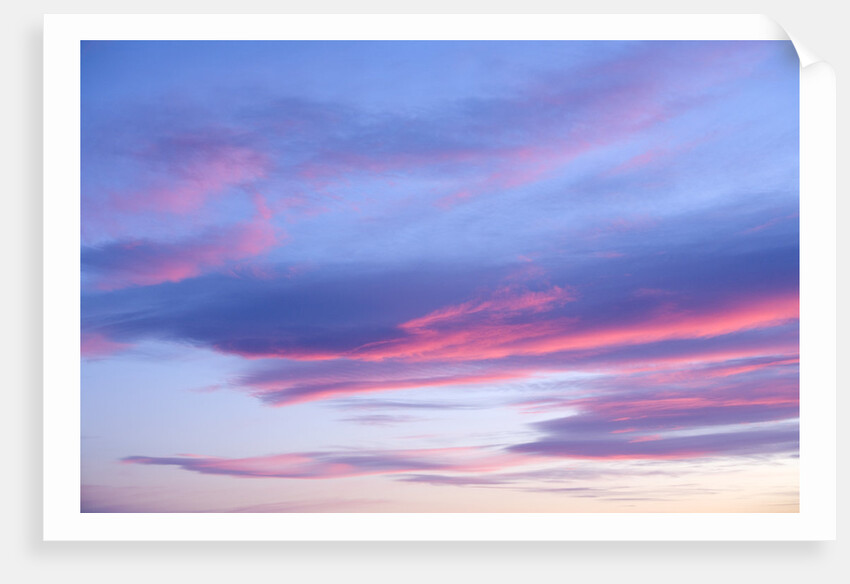 Colorful Clouds in Evening by Anonymous