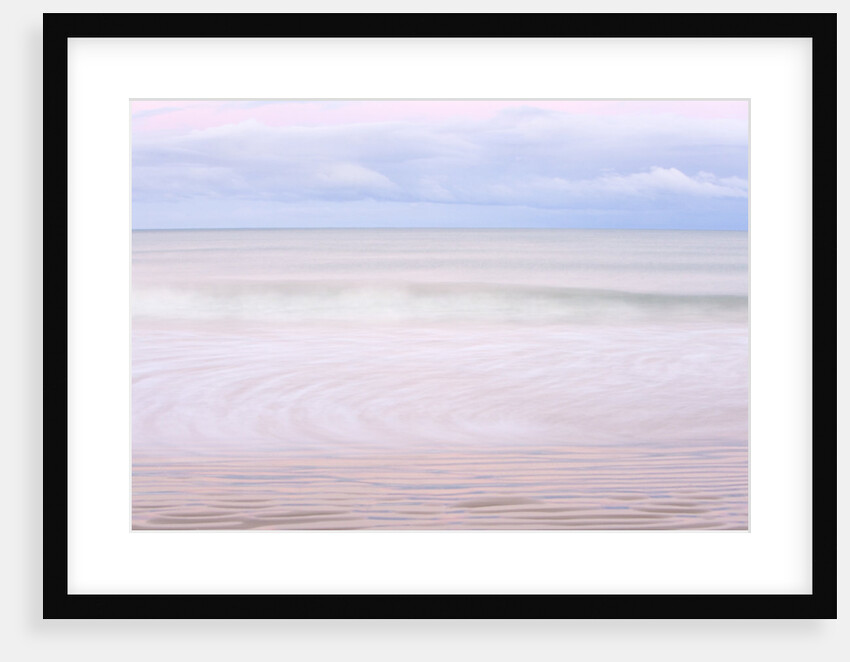 Surf Lapping Sandy Beach by Anonymous