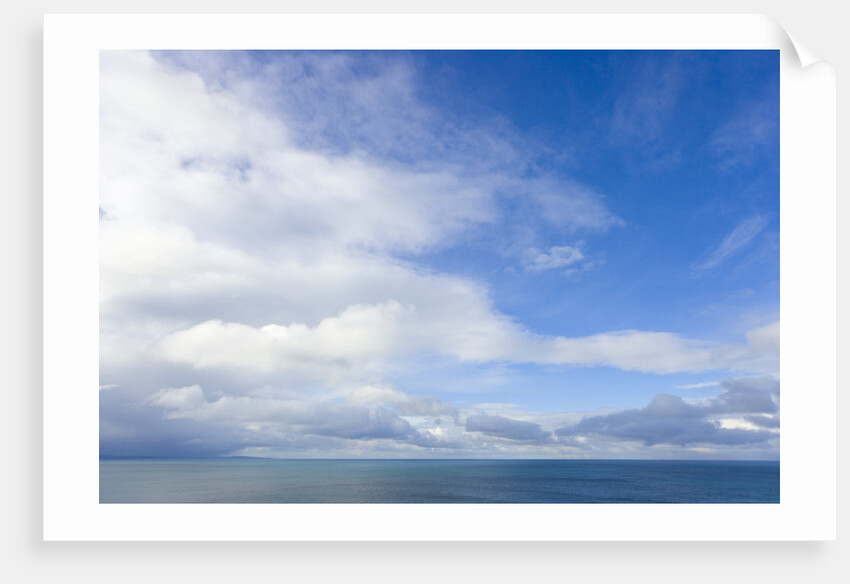 Pacific Ocean and Bold Cumulus Clouds by Anonymous