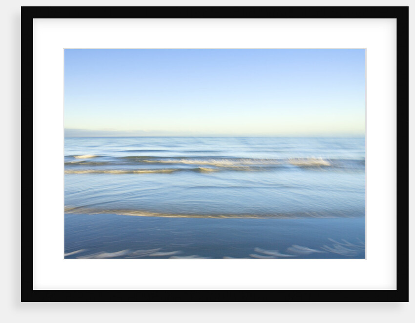 Small Waves Lapping Sandy Beach by Anonymous