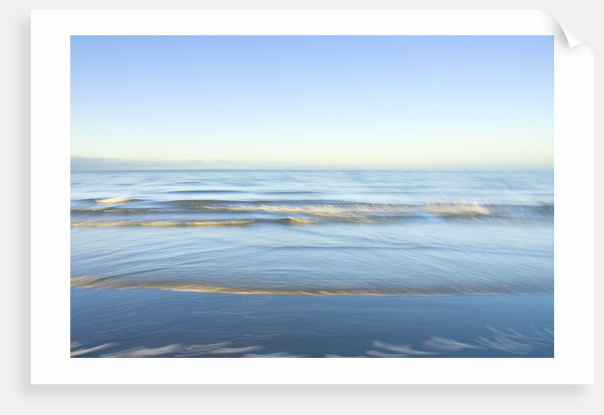 Small Waves Lapping Sandy Beach by Anonymous