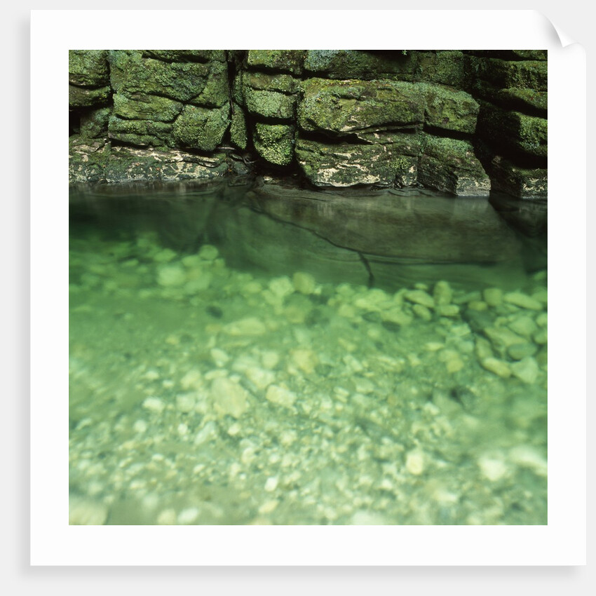 Green Rocks and River by Anonymous